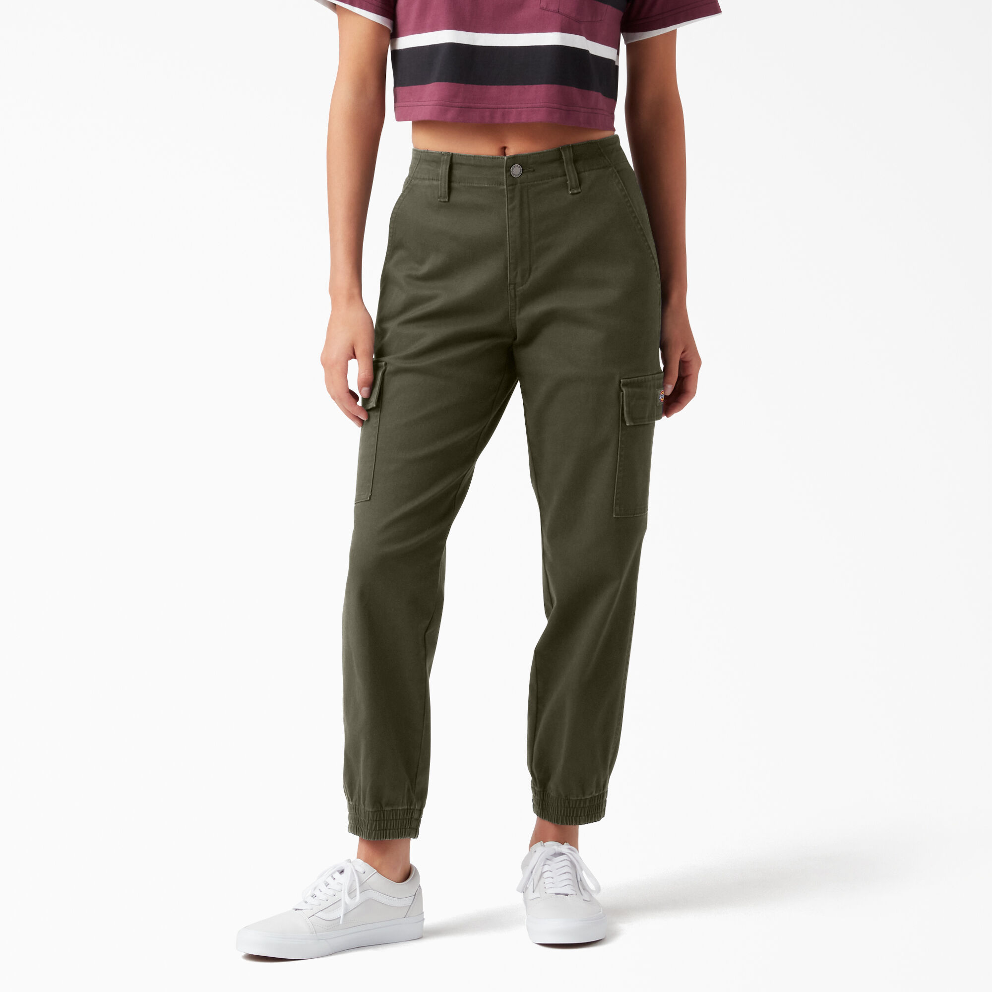 Women s High Rise Fit Cargo Jogger Pants Dickies US