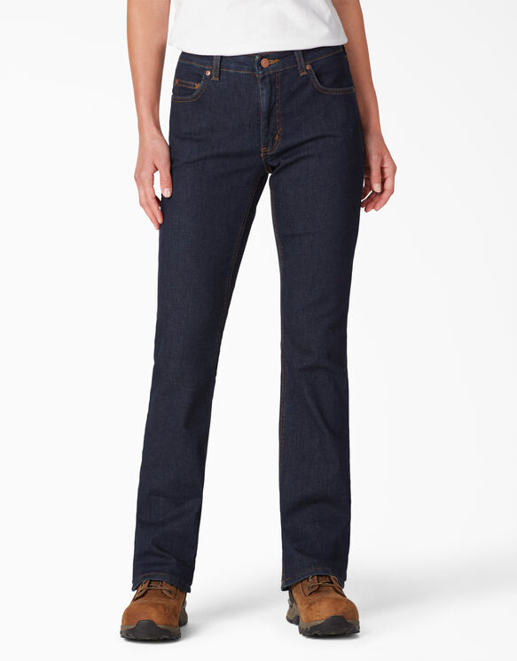 Women&rsquo;s Perfect Shape Denim Bootcut Jeans - Rinsed Indigo Blue &#40;RNB&#41;