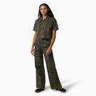 Women&#39;s Drewsey Cropped Work Shirt - Military Green Glitch Camo &#40;MPE&#41;
