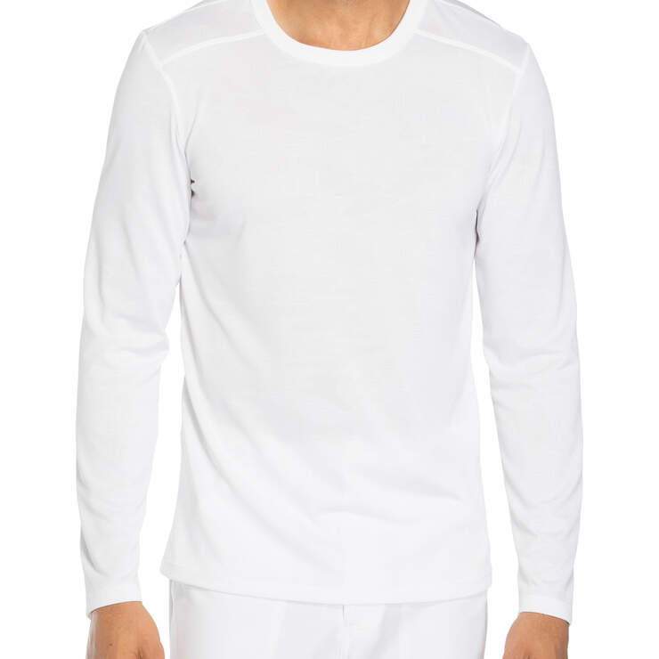 Men's Dynamix Long Sleeve Knit T-Shirt - White (DWH) image number 1