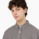 Hickory Stripe Button-Up Work Shirt - Ecru/Brown &#40;EUB&#41;