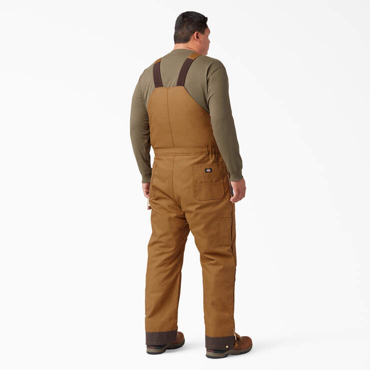 Dickies Men's Tall Ankle Straight Fit Overall, Brown Duck, M