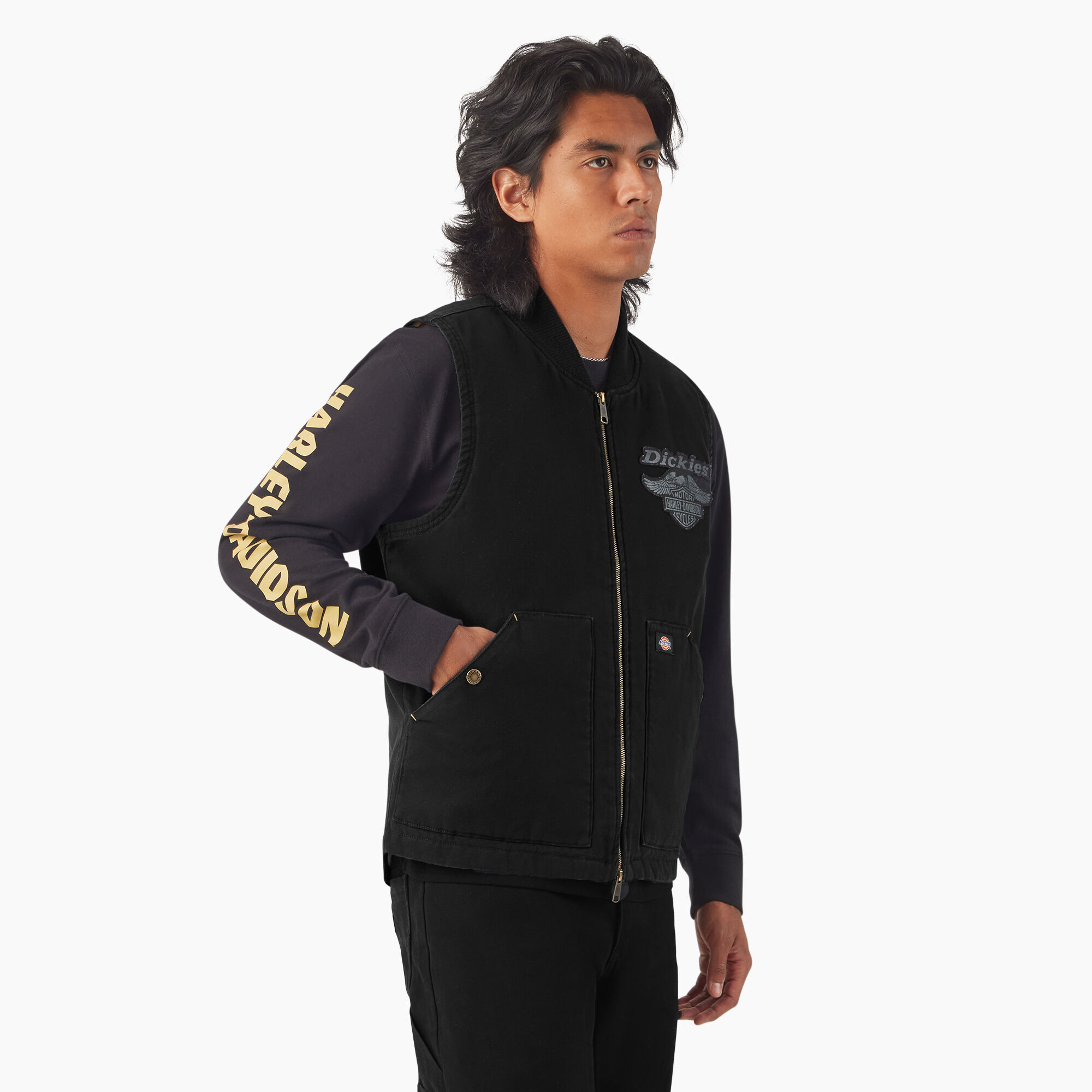 Dickies x Harley-Davidson Quilted Canvas Vest - Dickies US Dickies x Harley-Davidson Quilted Canvas Vest - Dickies US