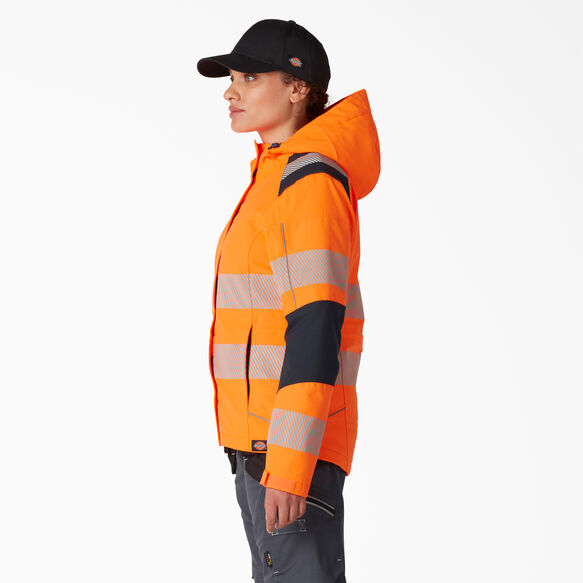 Women&#39;s Hi Vis Insulated Performance Jacket - Orange &#40;OR&#41;