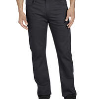 Dickies X-Series Slim Fit Tapered Leg 5-Pocket Pants - Rinsed Black (RBK)