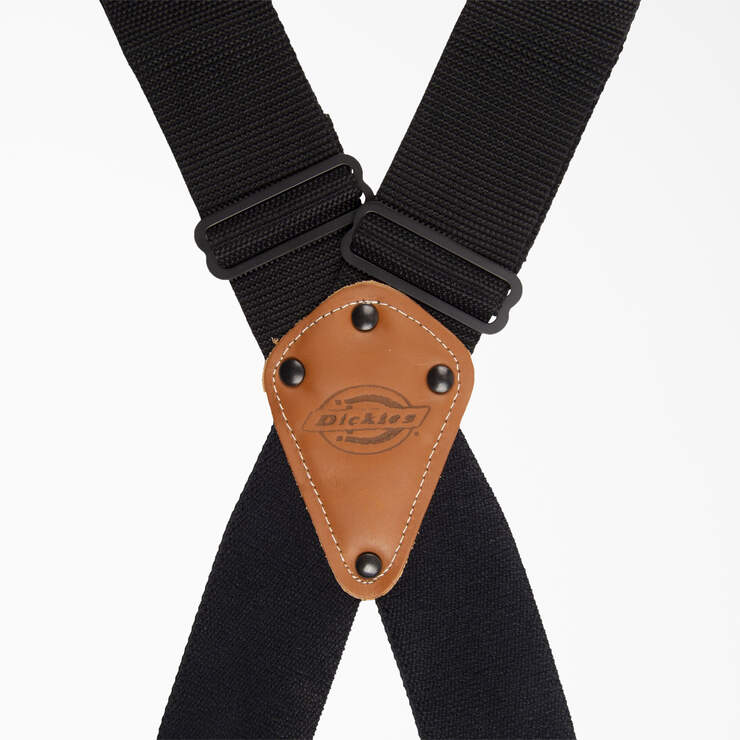2-Inch Wide Work Suspenders - Black (BK) image number 2