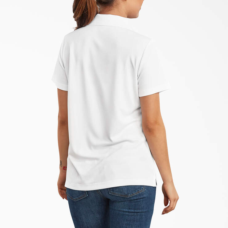 Women's Performance Polo Shirt - White (WH) image number 2