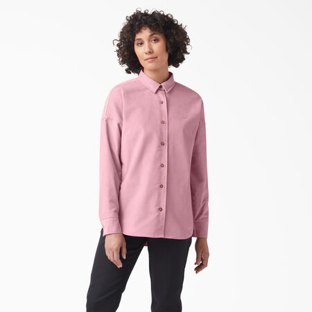 Women&#39;s Halleyville Oversized Corduroy Shirt - Foxglove &#40;F2G&#41;