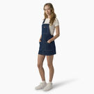 Women&#39;s Denim Bib Overall Dress - Stonewashed Indigo Blue &#40;SNB&#41;