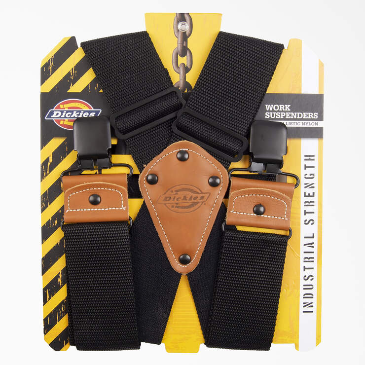 2-Inch Wide Work Suspenders - Black (BK) image number 1