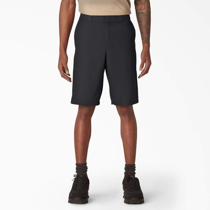 Cooling Active Waist Shorts, 11" - Black (BK) image number 1