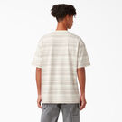Relaxed Fit Striped Pocket T-Shirt - Cloud Stripe &#40;L2S&#41;