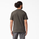 Heavyweight Short Sleeve Pocket T-Shirt - Black Olive &#40;BV&#41;
