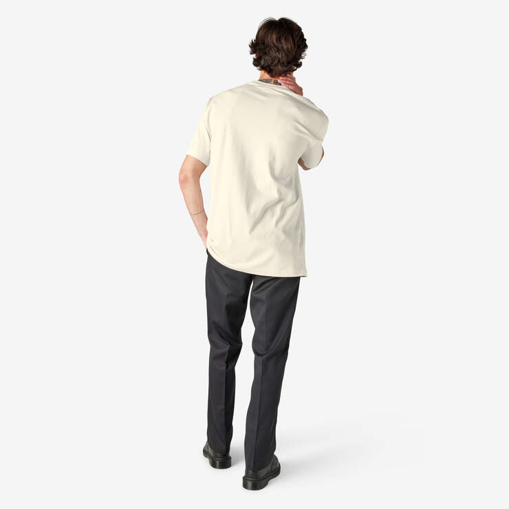 Heavyweight Short Sleeve Pocket T-Shirt - Natural Beige (NT) image number 10