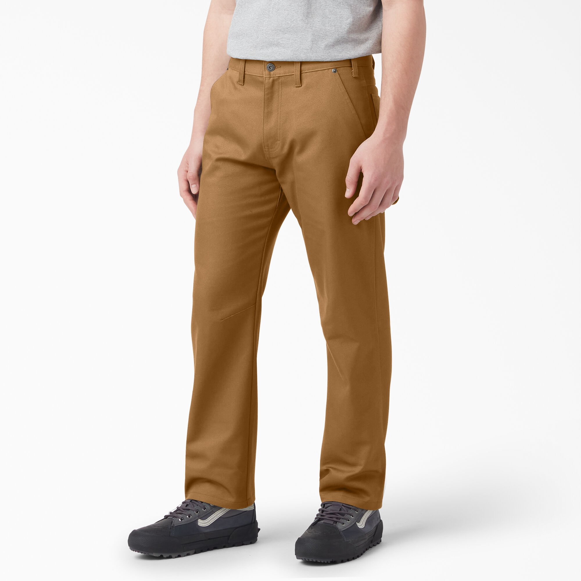 Dickies Pantalon homme beige Work Wear Coton Jeans Casual Carpenter Cargo 38X30 