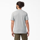 Heavyweight Short Sleeve Henley T-Shirt - Heather Gray &#40;HG&#41;