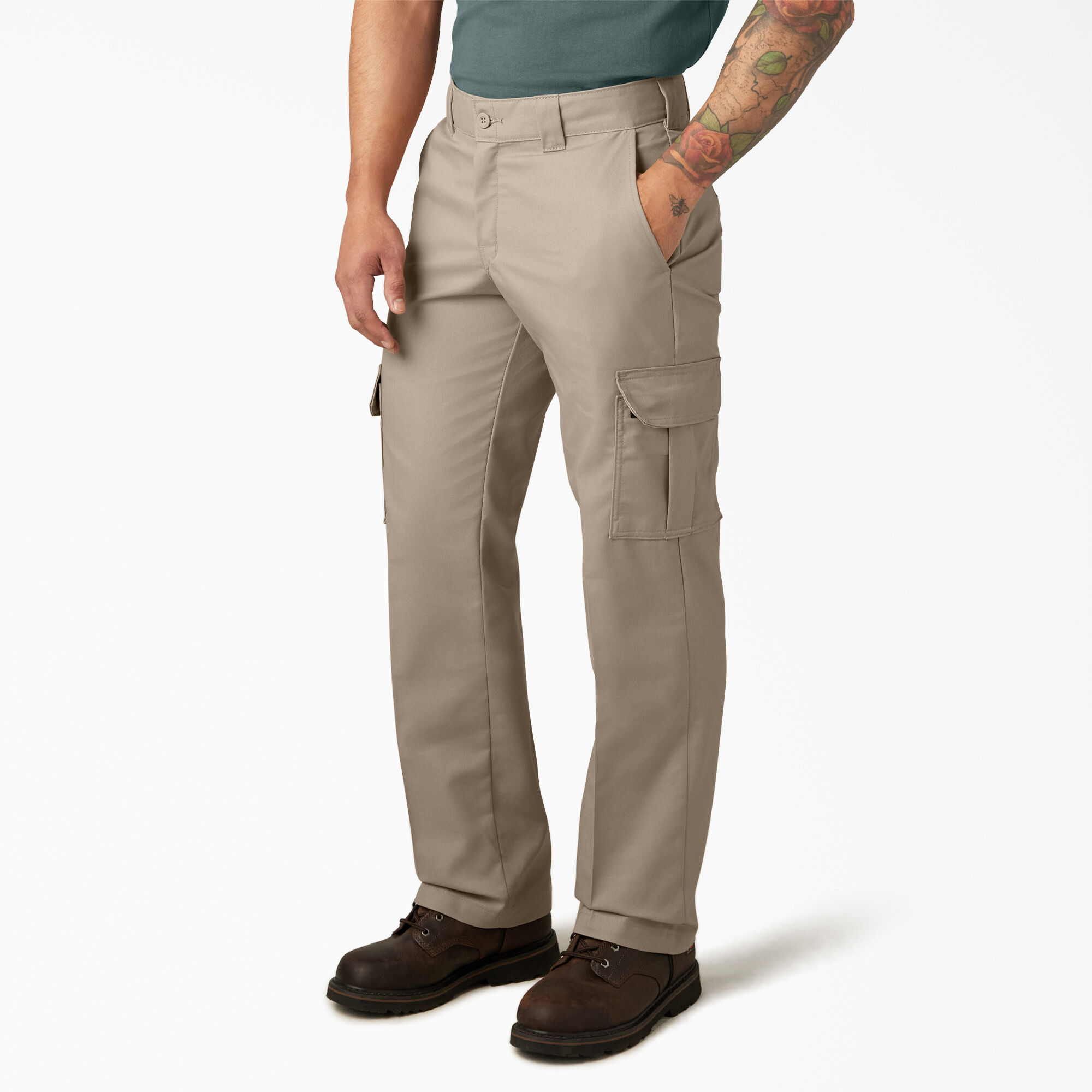 【DEARMINE】Flow starch cargo pants Energy Stretch Performance Cargo Joggers - Latte | LSKD