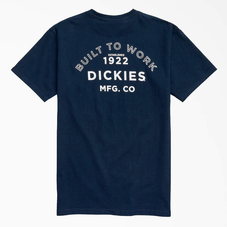 Dickies Built to Work Graphic T-Shirt - Navy Blue (NV) image number 1