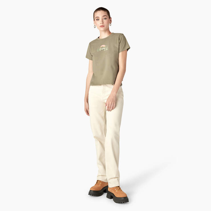 Women’s Twill Ranch Graphic T-Shirt - Imperial Green (IP) image number 4
