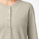 Women&#39;s Heavyweight Henley - Oatmeal &#40;OT9&#41;