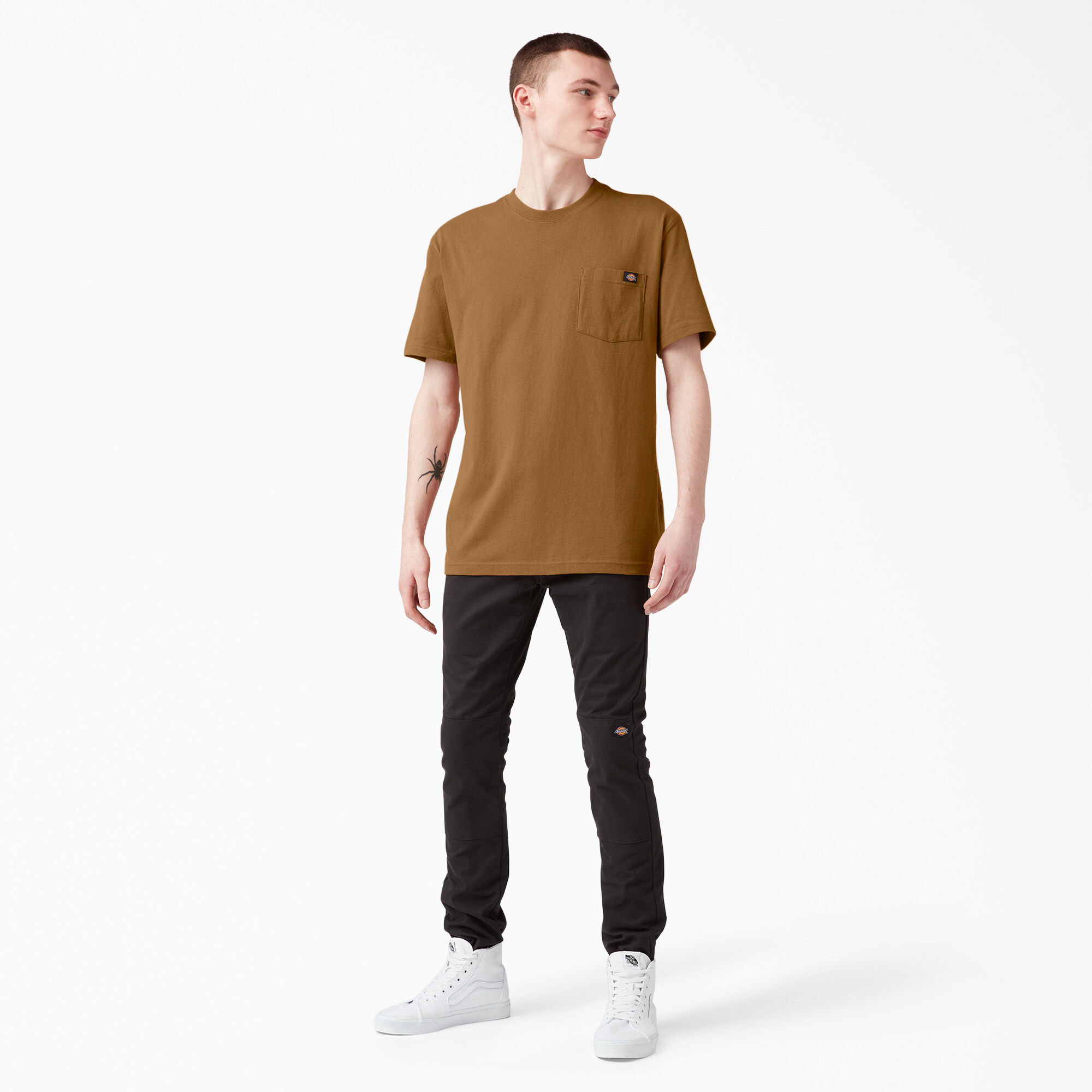 Dickies men's short sleeve heavyweight crew neck shop