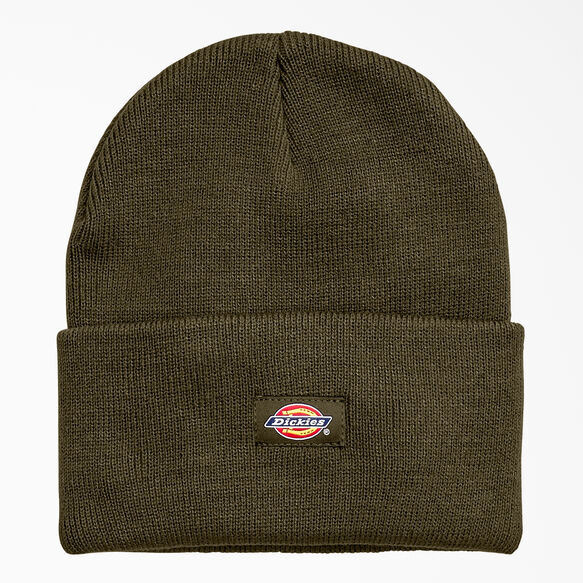 Cuffed Knit Beanie - Dark Olive &#40;ZDV&#41;