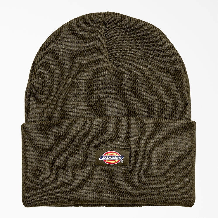 Cuffed Knit Beanie - Dark Olive &#40;ZDV&#41;