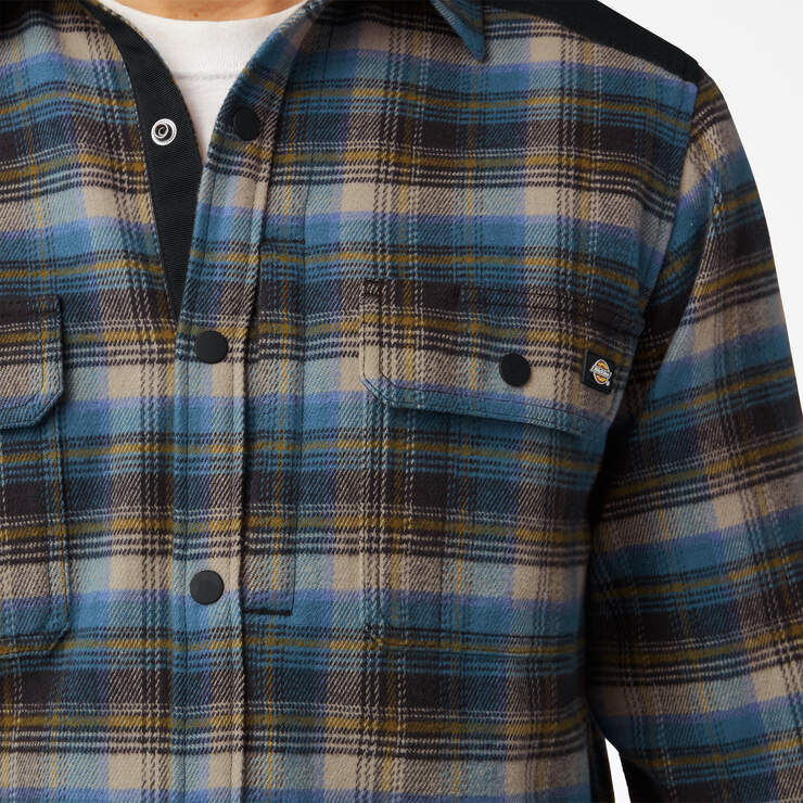 Heavyweight Brawny Flannel Shirt - Southern Fall Plaid (B2E) image number 5