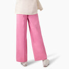 Women&#39;s Stonewashed Wide Leg Work Pants - Wild Rose &#40;WR2&#41;