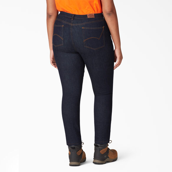 Women&#39;s Plus Perfect Shape Skinny Fit Jeans - Rinsed Indigo Blue &#40;RNB&#41;