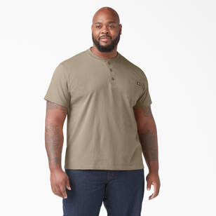 Heavyweight Short Sleeve Henley T-Shirt
