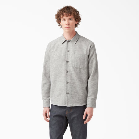 Dickies 1922 Long Sleeve Corduroy Shirt - Rinsed Silver &#40;RSV&#41;