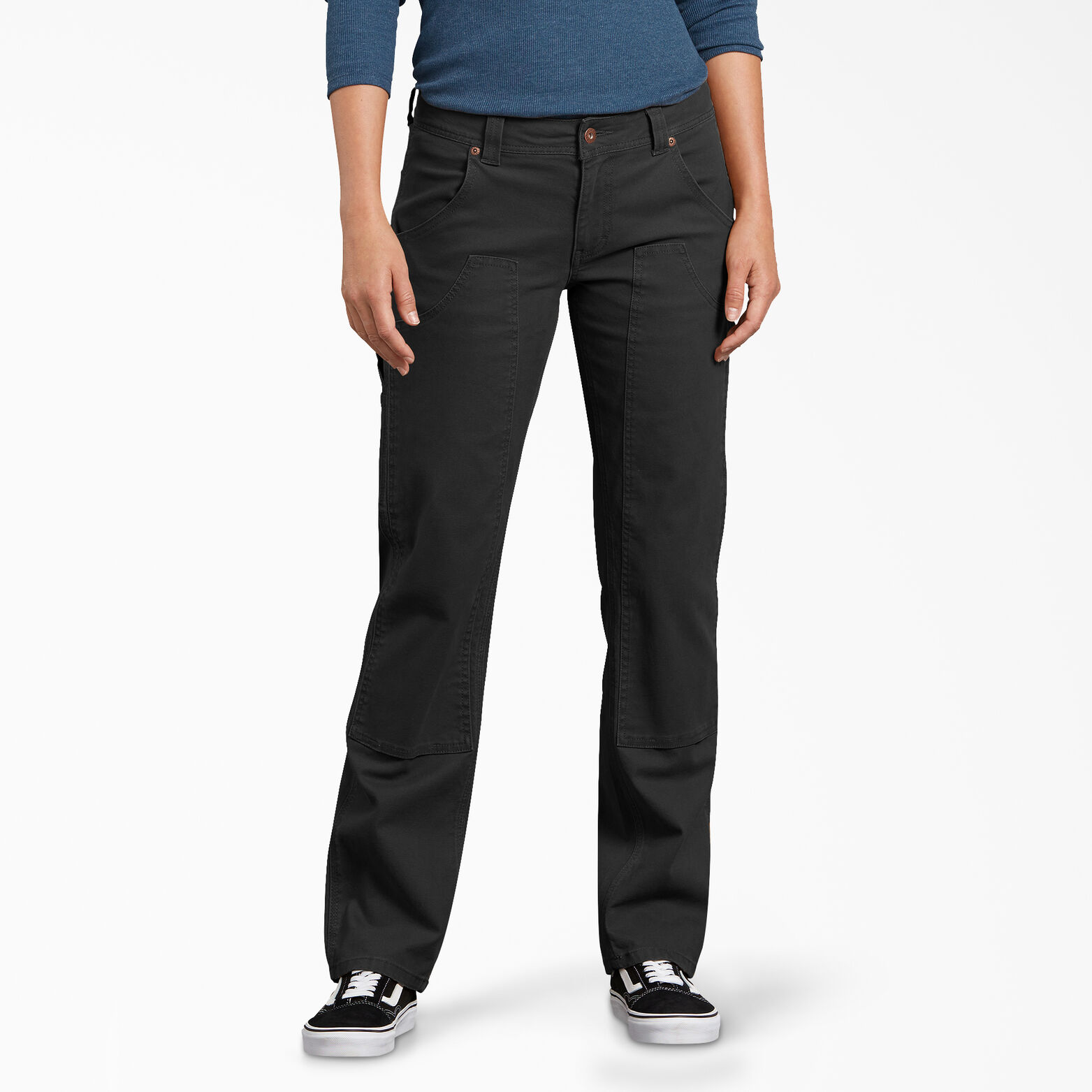 double front pants