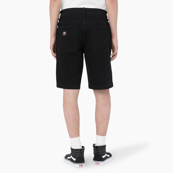 Dickies Skateboarding Wingville Shorts, 11&quot; - Black Denim &#40;L9D&#41;