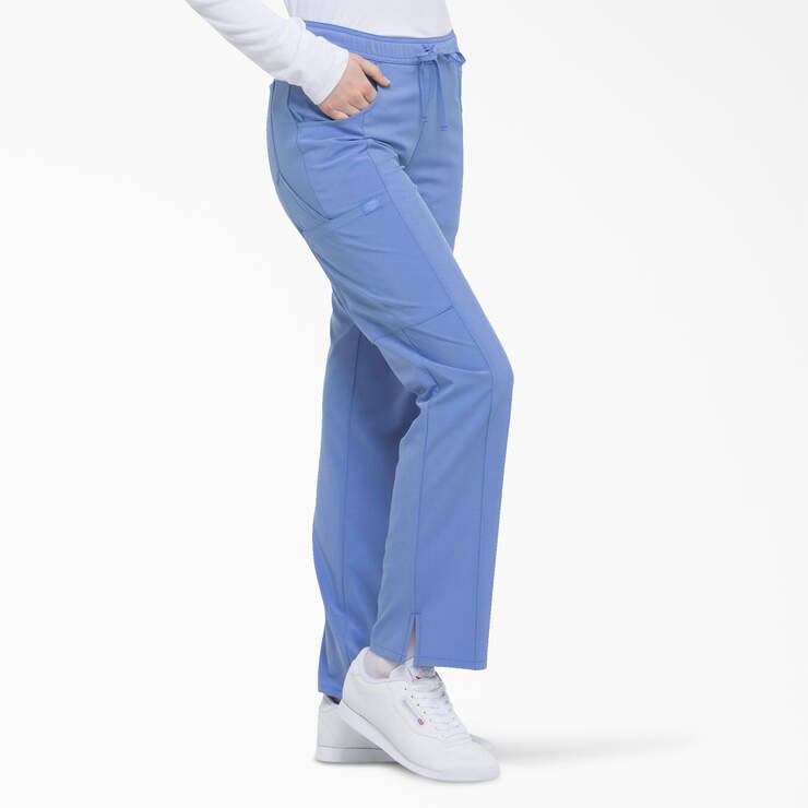 Women's EDS Essentials Contemporary Fit Scrub Pants - Ceil Blue (CBL) image number 3