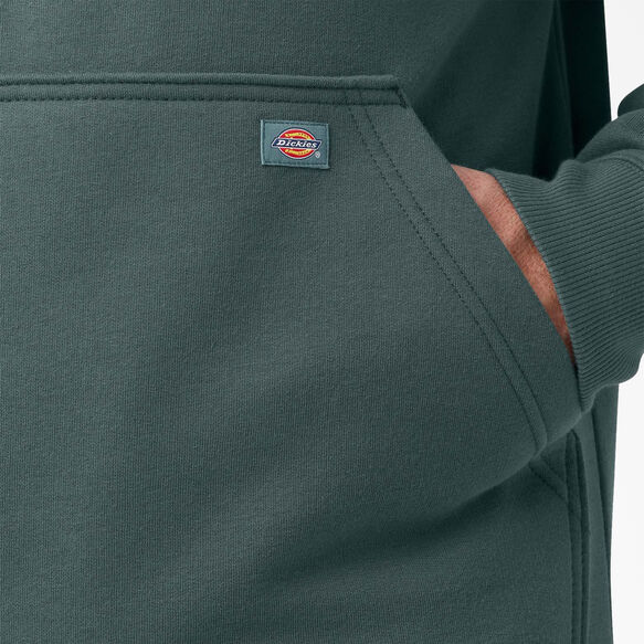 Water Repellent Logo Sleeve Hoodie - Lincoln Green &#40;LN&#41;