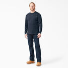 Heavyweight Long Sleeve Pocket T-Shirt - Dark Navy &#40;DN&#41;