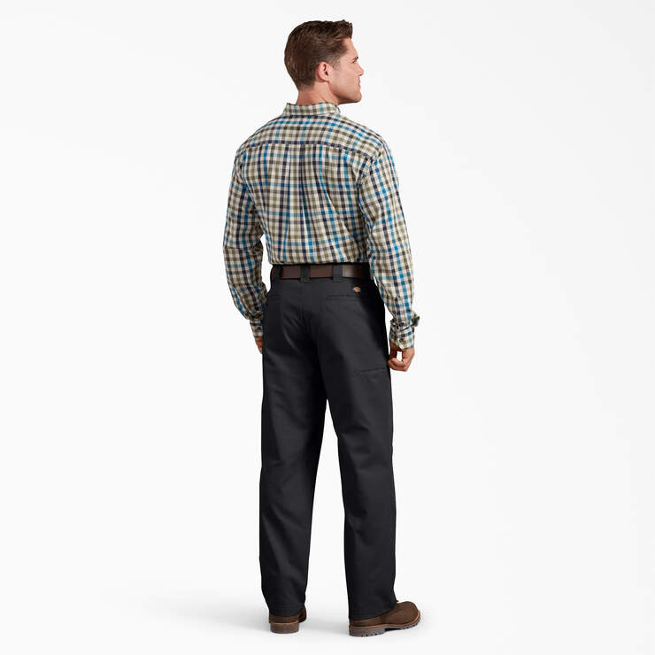 Active Waist Regular Fit Pants - Black (BK) image number 5