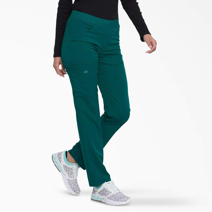 Women's Balance Scrub Pants - Hunter Green (HTR) image number 4