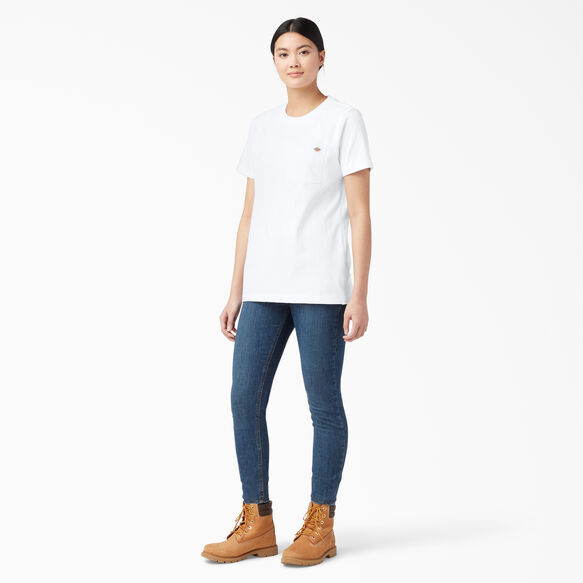 Women&#39;s Short Sleeve Heavyweight T-Shirt - White &#40;WH&#41;