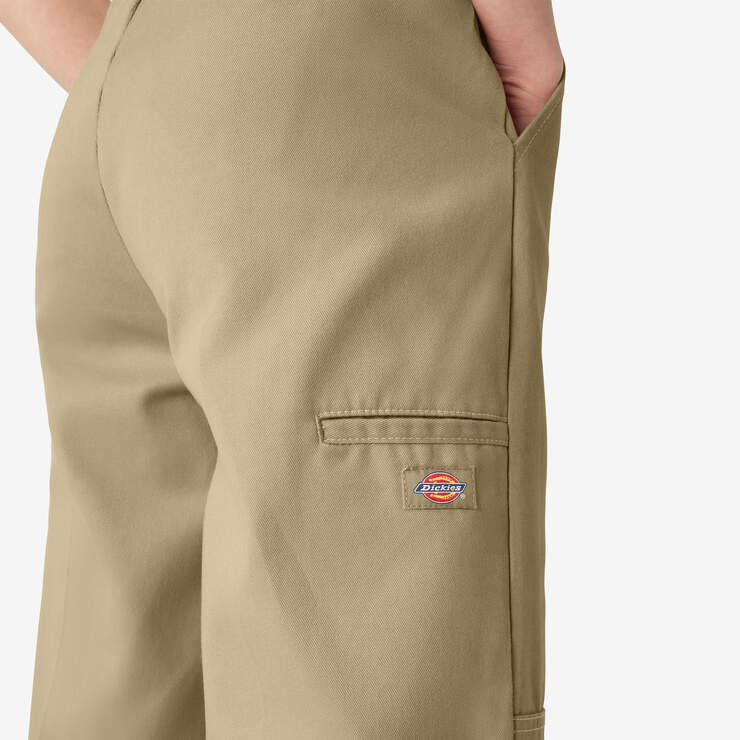 Women’s Relaxed Fit Double Knee Pants - Khaki (KH) image number 7