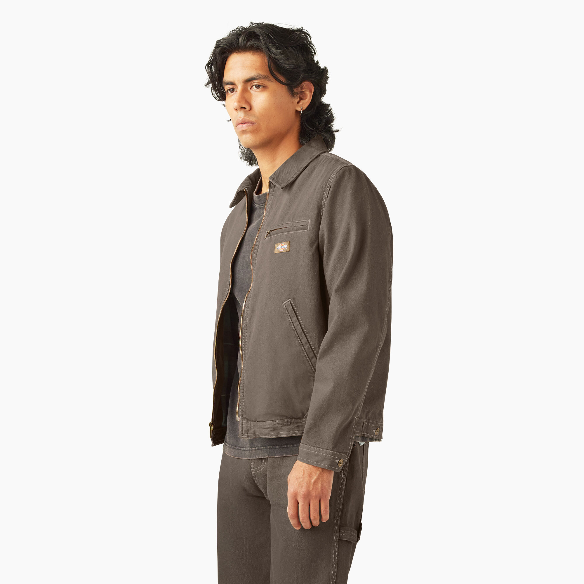 Flannel Lined Denim Jacket Dickies US