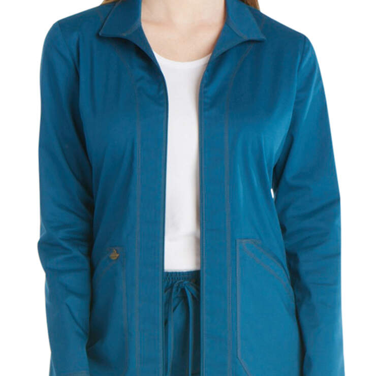 Women's Essence Scrub Jacket - Caribbean Blue (CRB) image number 1
