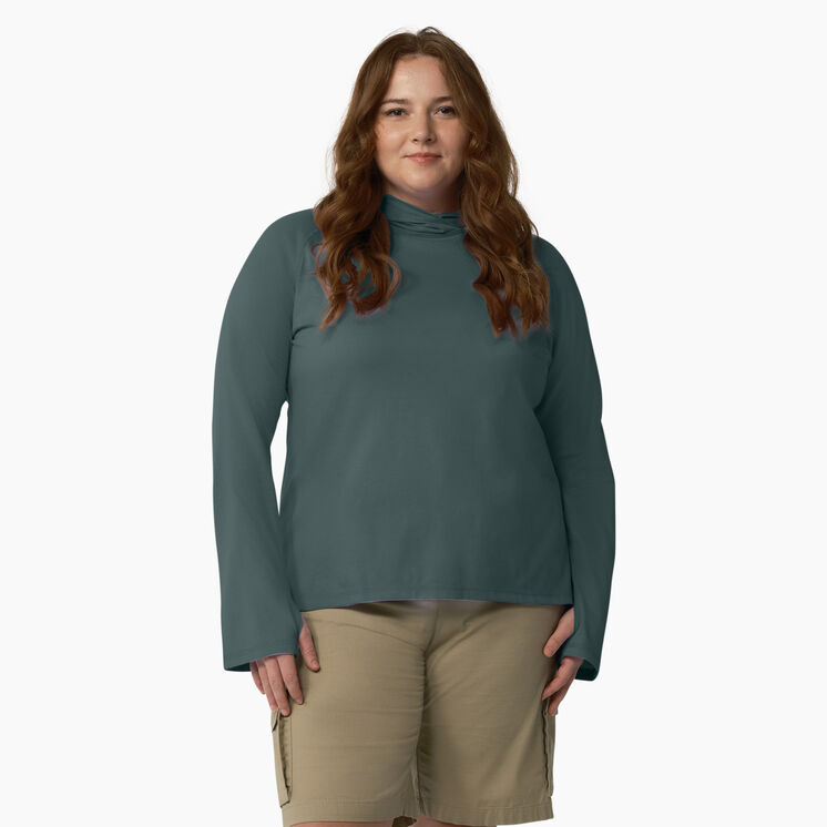 Women&#39;s Plus Cooling Performance Sun Shirt - Lincoln Green &#40;LN&#41;