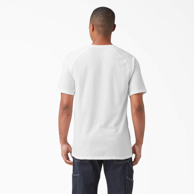Cooling Short Sleeve Pocket T-Shirt - White (WH) image number 2