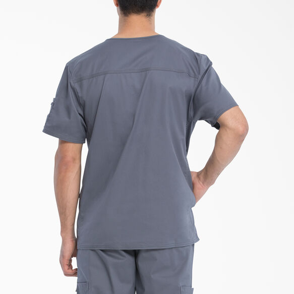 Men&#39;s Gen Flex V-Neck Scrub Top - Pewter Gray &#40;PEW&#41;