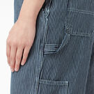 Women&#39;s Relaxed Fit Bib Overalls - Blue White Hickory Stripe &#40;RHS&#41;