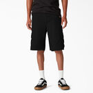 Dickies Skateboarding Cargo Shorts, 11&quot; - Black &#40;BKX&#41;