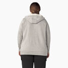 Women&#39;s Plus Heavyweight Full-Zip Hoodie - Heather Gray &#40;HG&#41;