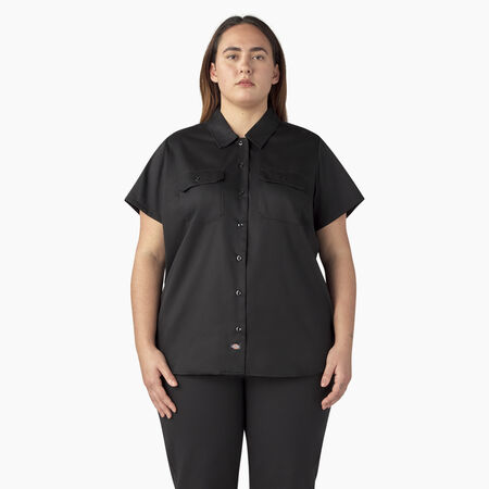 Women&#39;s Plus 574 Original Work Shirt - Black &#40;BSK&#41;